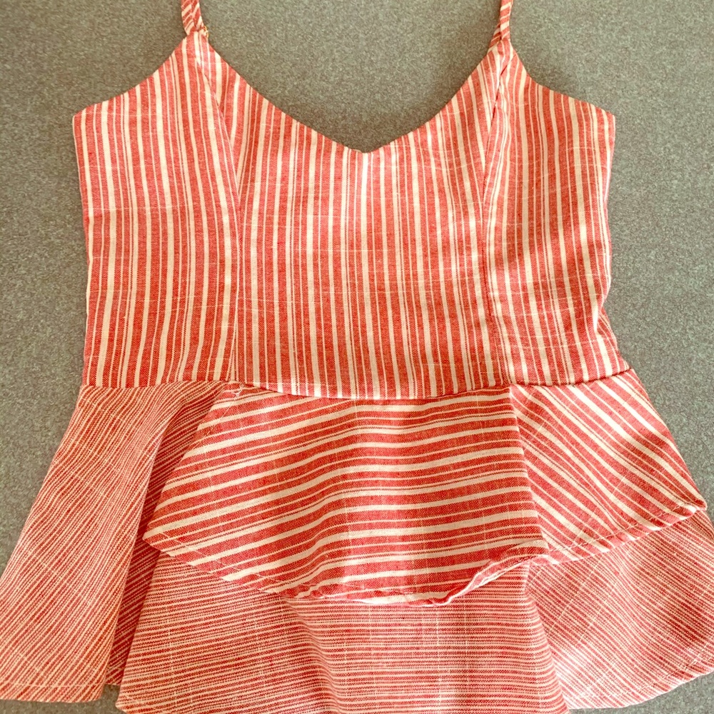 Heartloom peplum style tank